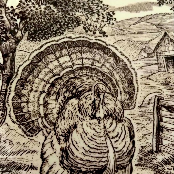 Queen's By Churchill Homestead Turkey Dinner Plate 10.5” NEW Made In England - Picture 3 of 6